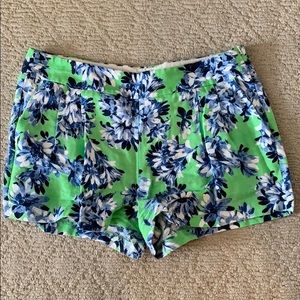 JCrew 10 mid-high waisted patterned shorts